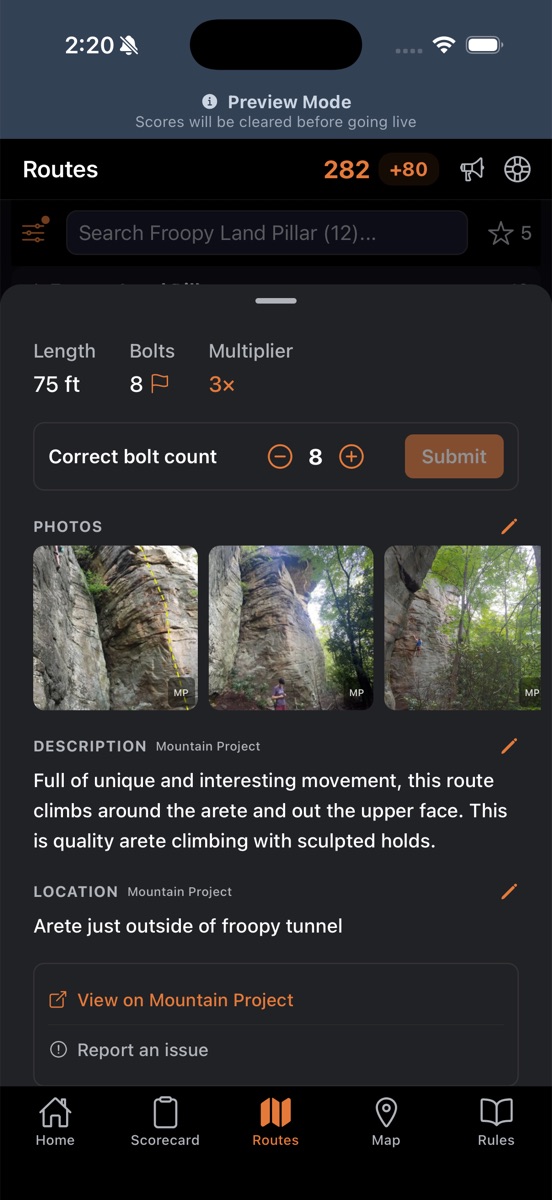 Bolt Correction