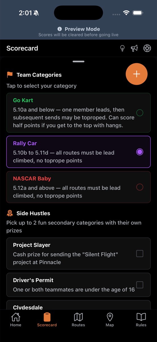 Categories & Side Hustles
