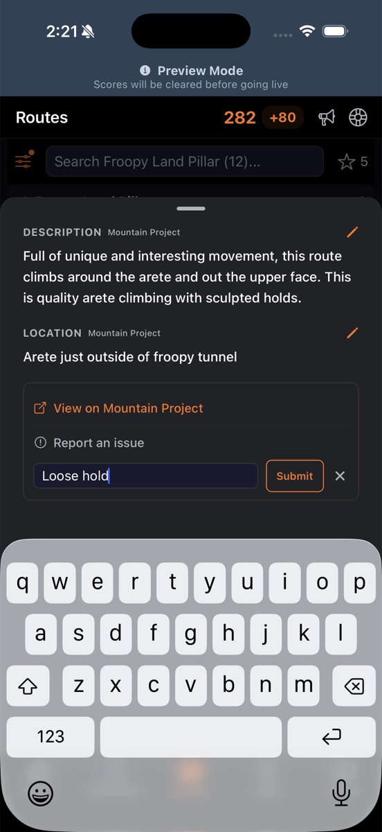 Report Issue