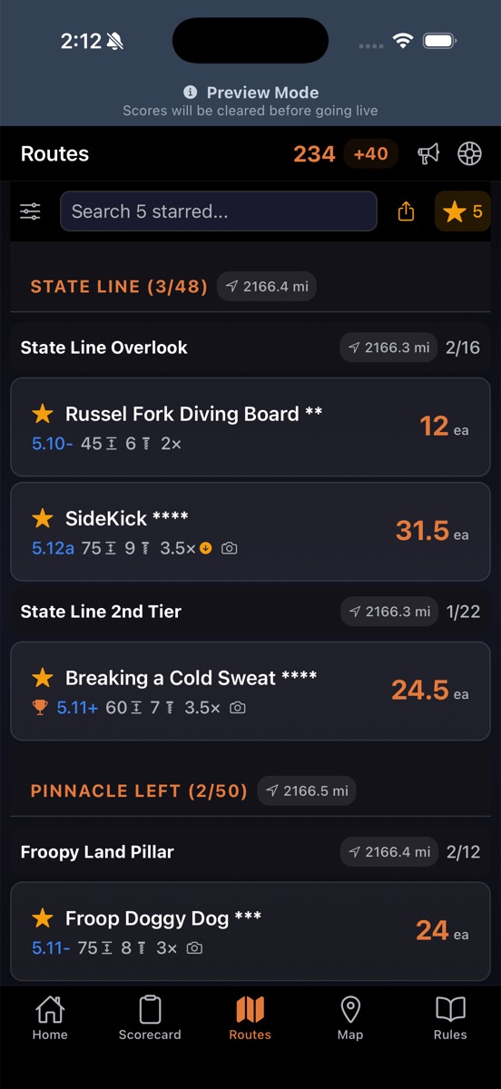 Routes — Bookmarks